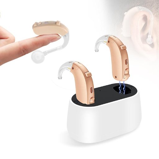 High Gain Power Hearing Aid for Mild - Severe Hearing loss