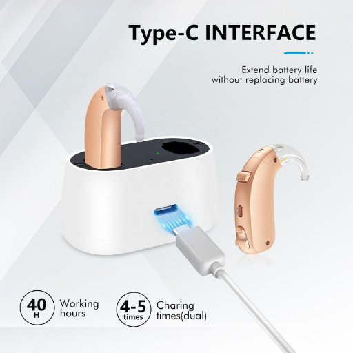 High Gain Power Hearing Aid for Mild - Severe Hearing loss image 2